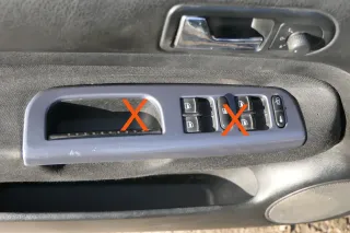 1x Golf 4 Bora Türverkleidung Verkleidung Tür vorne links 4/5-Türer schwarz - Bild 3