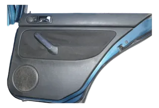 1x VW Golf 4 1J Limousine Türverkleidung Verkleidung Tür hinten rechts schwarz - Bild 3
