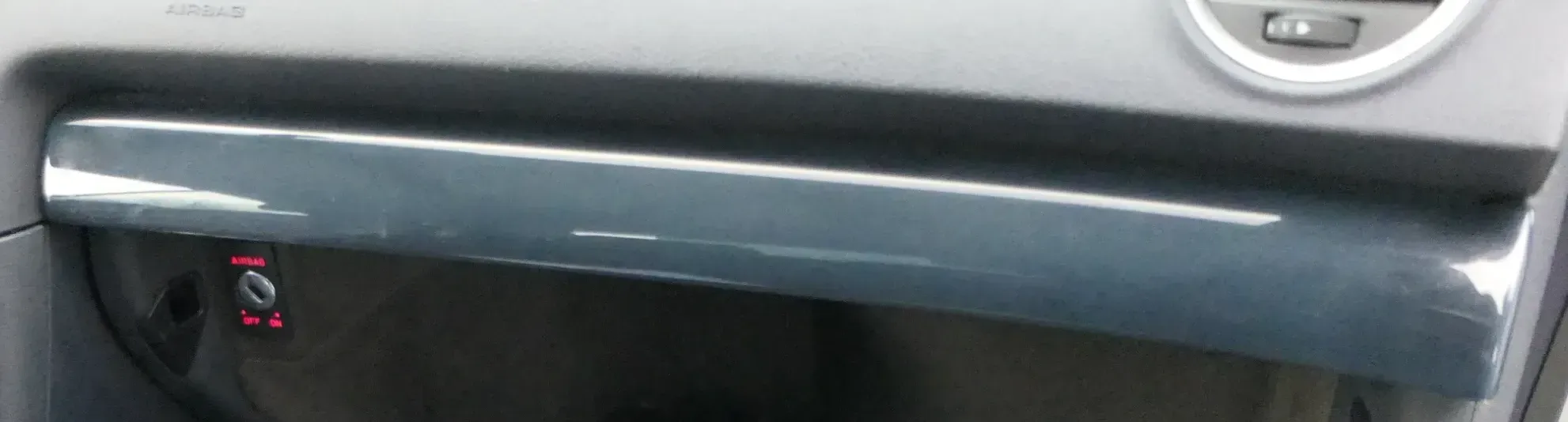 A4 8H Cabrio vorne Dekor Leisten Abdeckung um Lichtschalter blau indigo - Bild 1