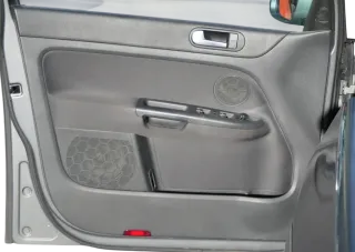 VW Golf Plus 5M 1x Türverkleidung Verkleidung Tür vorne links schwarz /anthrazit - Bild 2