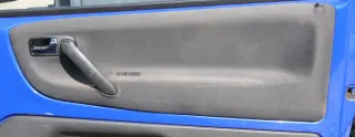 1x VW Lupo Arosa Türverkleidung Verkleidung Tür vorne rechts oben off-black schw - Bild 1