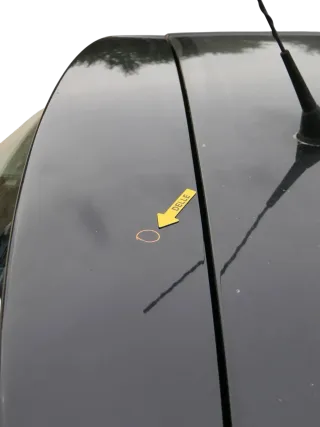VW Golf 5 V Heckklappe hinten Kofferraumklappe mit Scheibe schwarz LC9Z - Bild 11