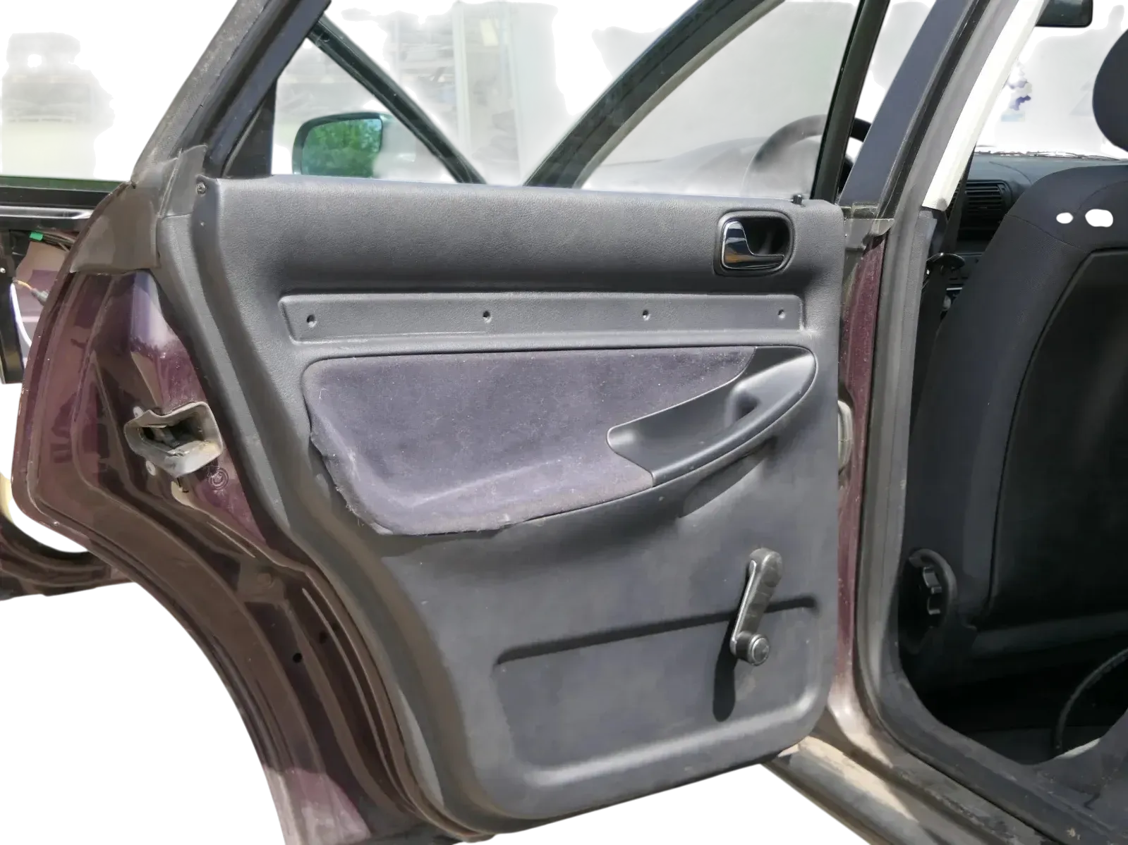 1x Audi A4 B5 Türverkleidung Verkleidung Tür hinten links  Griff Öffner - Bild 1