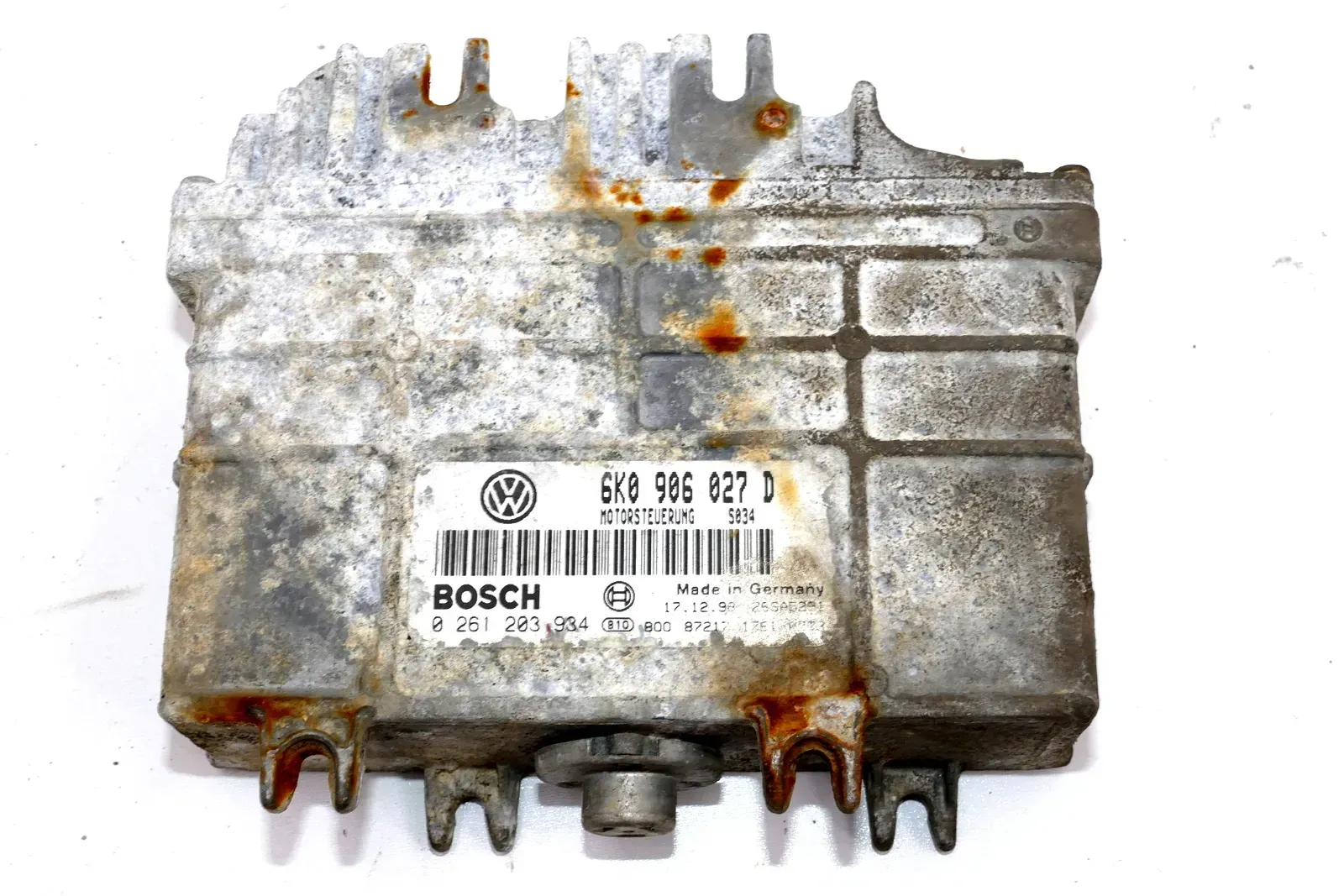 Seat Ibiza 6k Steuergerät Motor Motorsteuergerät 6K0906027D 37kw ALL 50PS - Bild 1