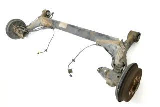 VW 6N2 Achse hinten Hinterachse Achsträger mit ABS Trommelbremse - Bild 4