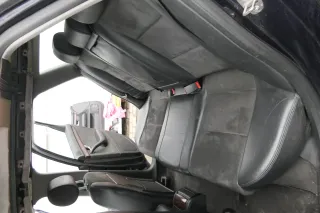 Audi A4 B6 B7 8E Avant Sitz Rückbank Rücksitzbank hinten Leder schwarz Alcantara - Bild 5