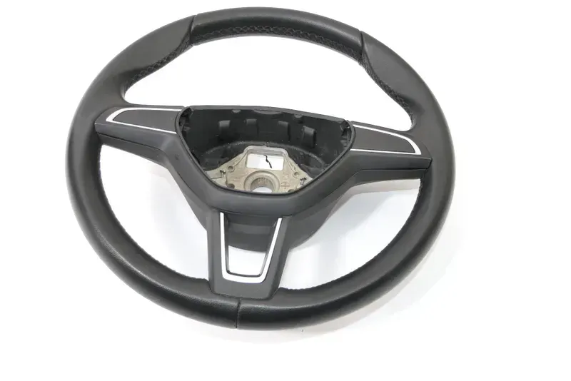 Skoda Citigo Lenkrad 1S0419091C 3-Speichen Leder Lederlenkrad 1ST419091A BHU - Bild 1