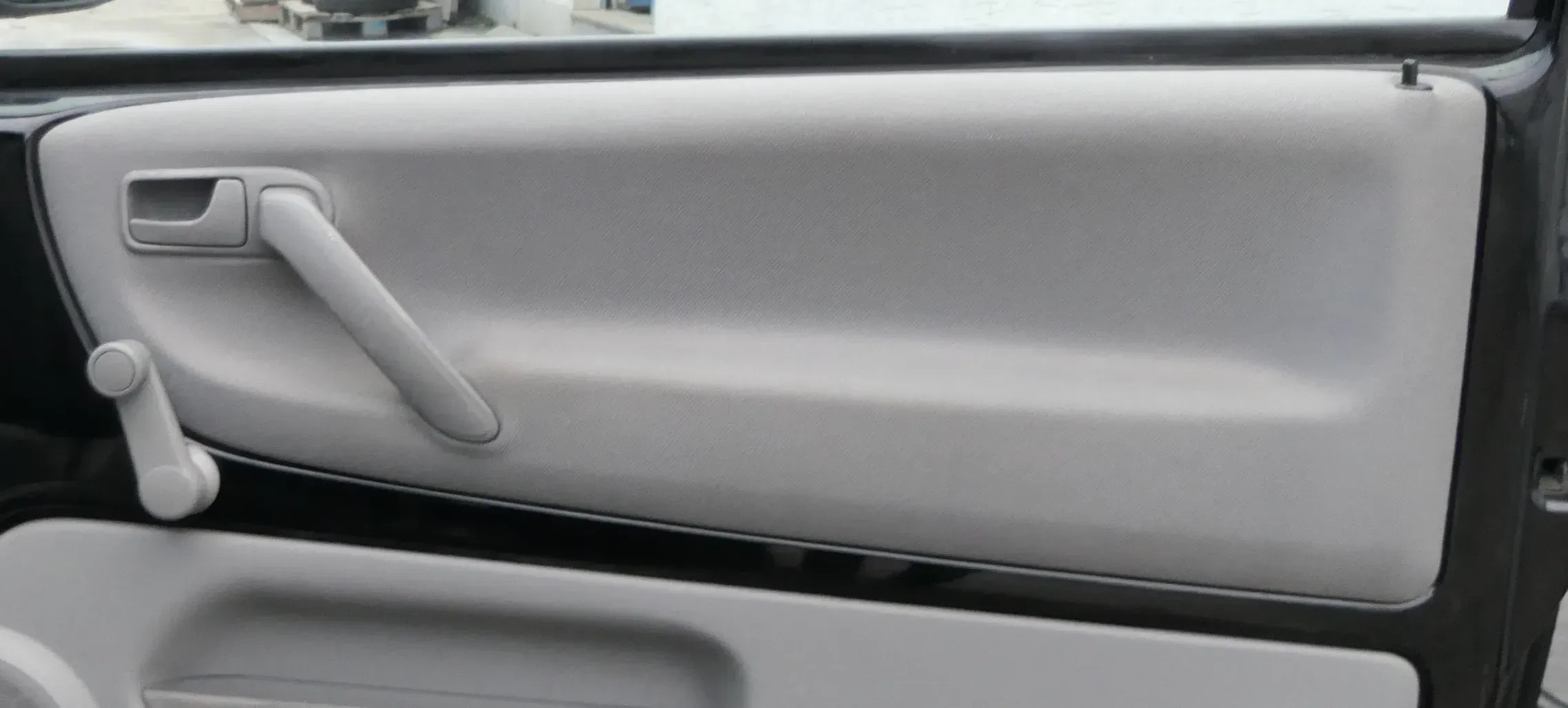 VW Lupo Arosa Türverkleidung Verkleidung Tür vorne rechts oben grau - Bild 1