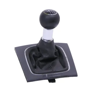 Audi A3 8P Schaltknauf Schaltsack Schaltung Schaltknüppel 6-Gang Original Leder - Bild 1