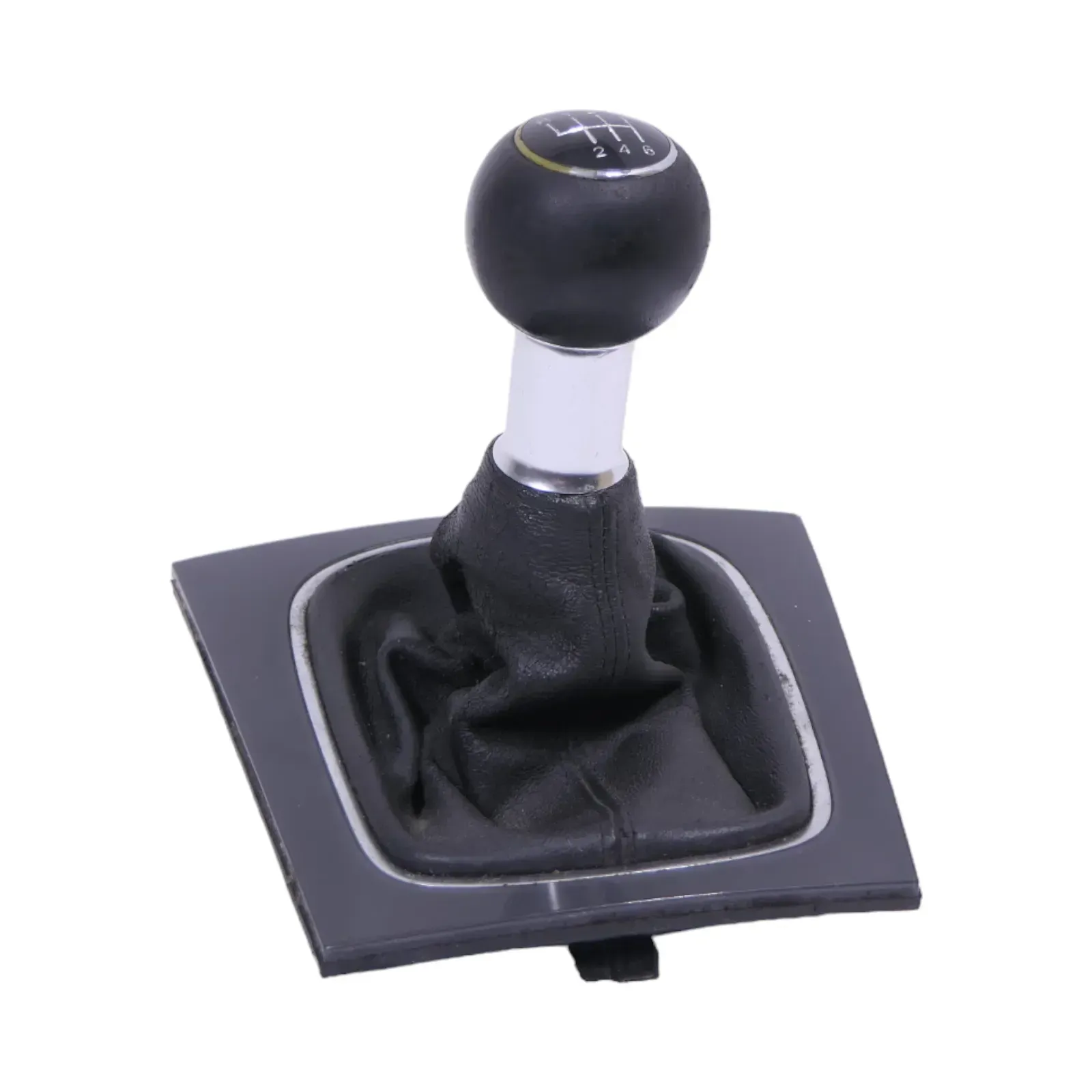 Audi A3 8P Schaltknauf Schaltsack Schaltung Schaltknüppel 6-Gang Original Leder - Bild 1