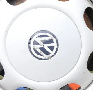 original 4 Stück VW Lupo Polo 6N Golf 3 Radkappe Radzierkappe Nabendeckel klein - Bild 1