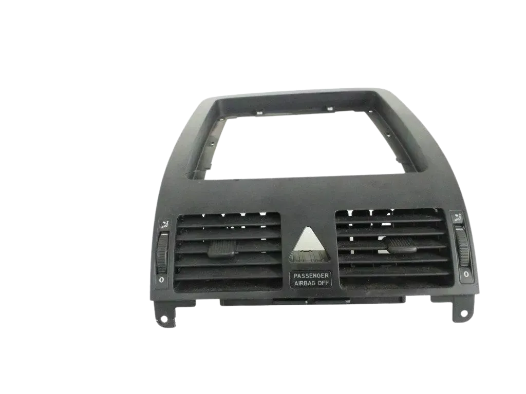 VW Touran Mittelkonsole Verkleidung Lüftungsdüse Klappe Abdeckung Dekor schwarz - Bild 1