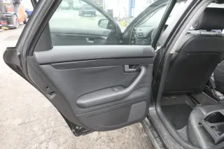 4x Audi A4 8E B6 Türverkleidung Verkleidung Tür schwarz Leder - Bild 11