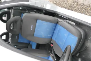 Arosa Lupo Sitz vorne links Fahrersitz Höhenverstellung schwarz College blau - Bild 4