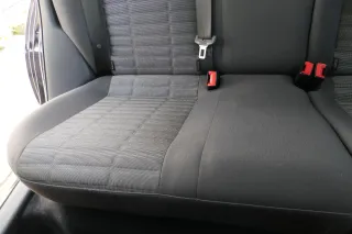 VW Polo 9N 9N3 Sitz Rückbank Sitzfläche Sitze 3 Punkt Gurt hinten blau OHNEKopfs - Bild 5