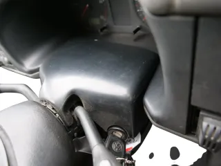 VW T4 Verkleidung Abdeckung Lenksäule oben + unten - Bild 1