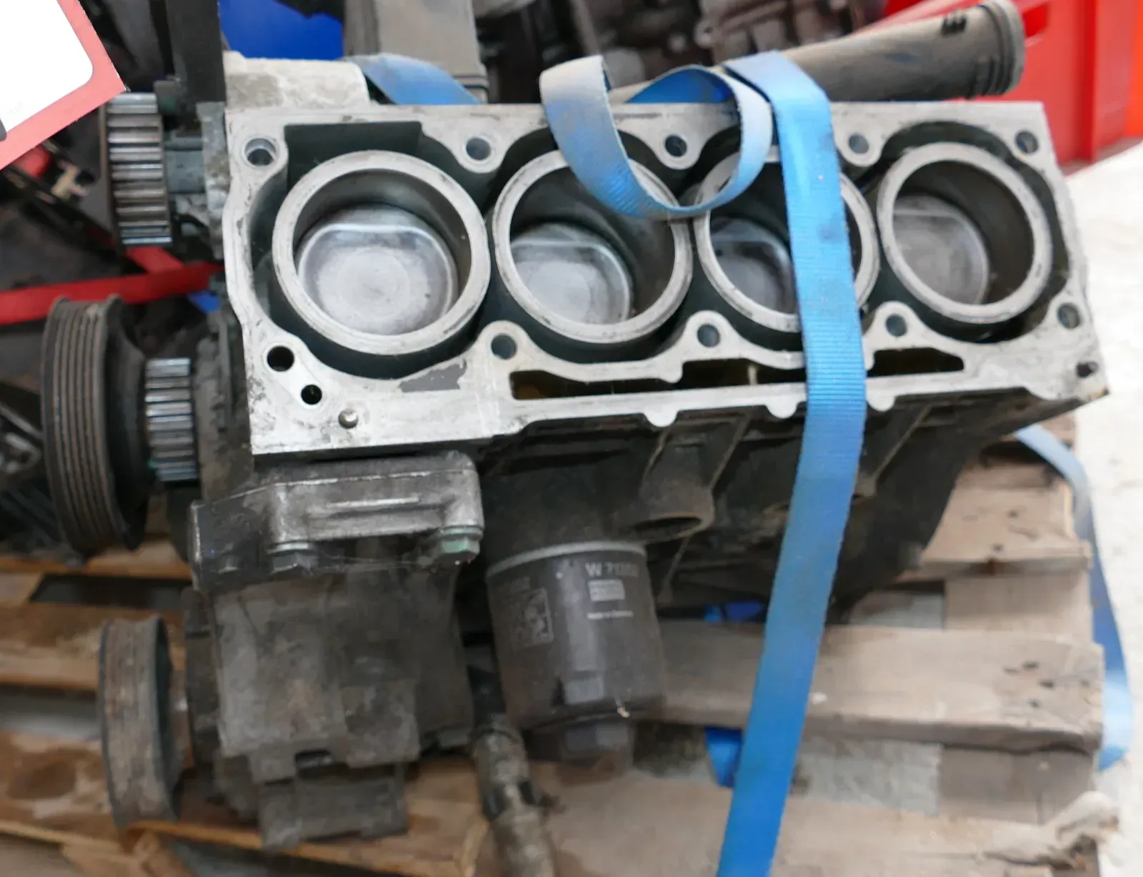 VW Polo 6N2 Lupo Block Motorblock Kurbelwelle 1,0 37kw 50PS 999cm² AUC ANV Motor - Bild 1
