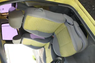 Seat Arosa VW Lupo Sitz vorn links Fahrersitz Höhenverstellung höhenverste gelb - Bild 3
