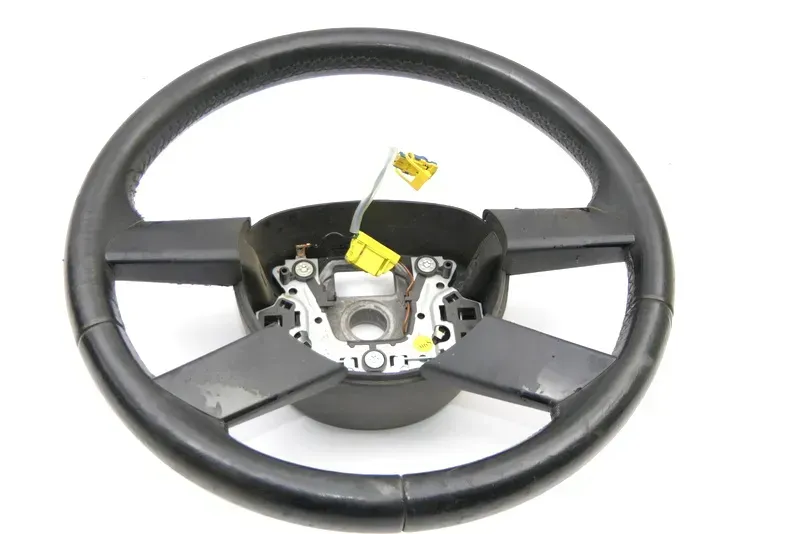 VW Polo 9N 9N3 Touran Fox Lenkrad 4-Speichen 1T0419091B für Airbag Leder - Bild 1