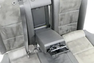 A4 B6 B7 8E Avant Sitz Rückbank Rücksitzbank hinten Leder schwarz Alcantara Q226 - Bild 5