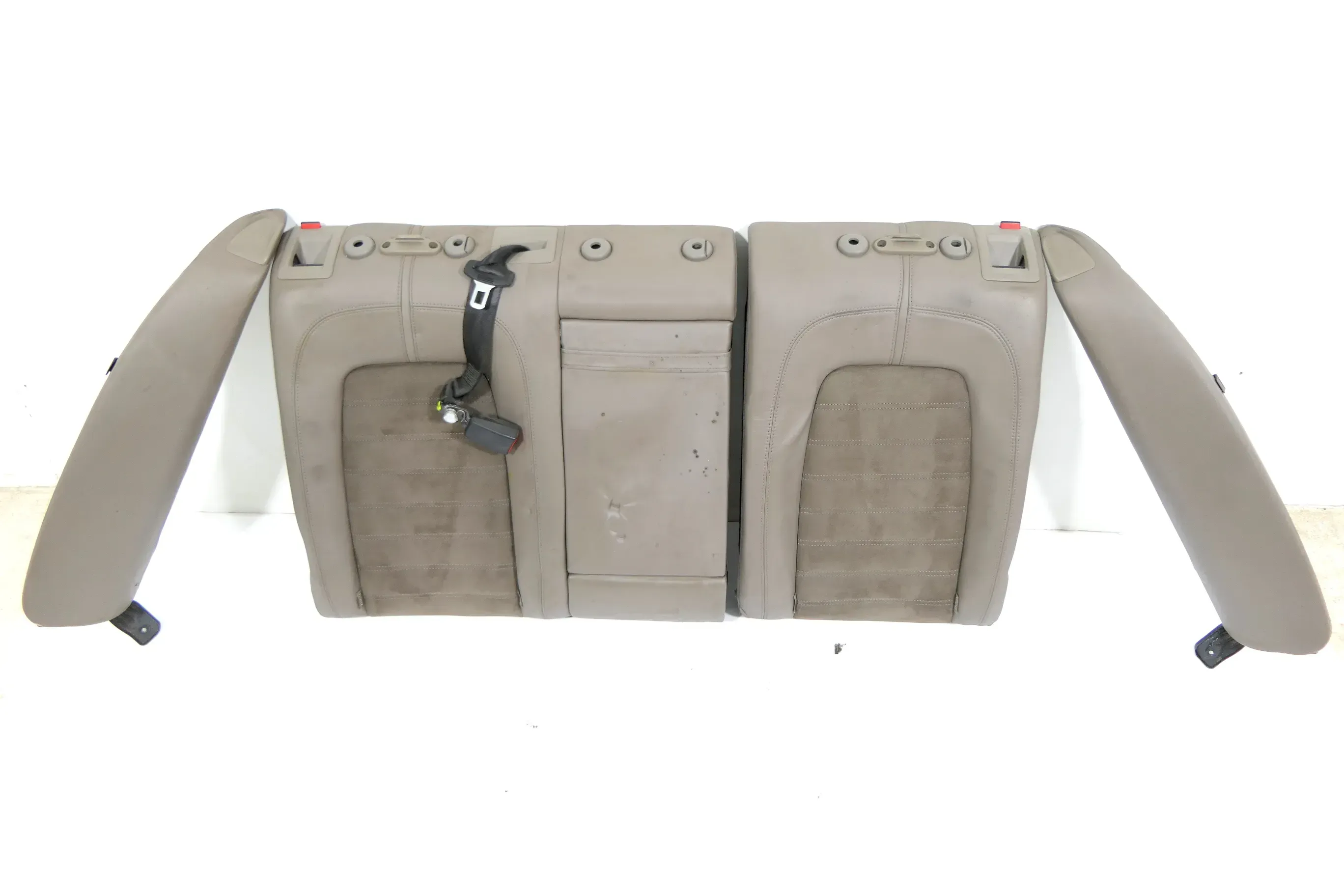 VW Passat 3C Kombi Sitz Rückbank Rücksitzbank Sitze Leder Lehne latte macchiato - Bild 1