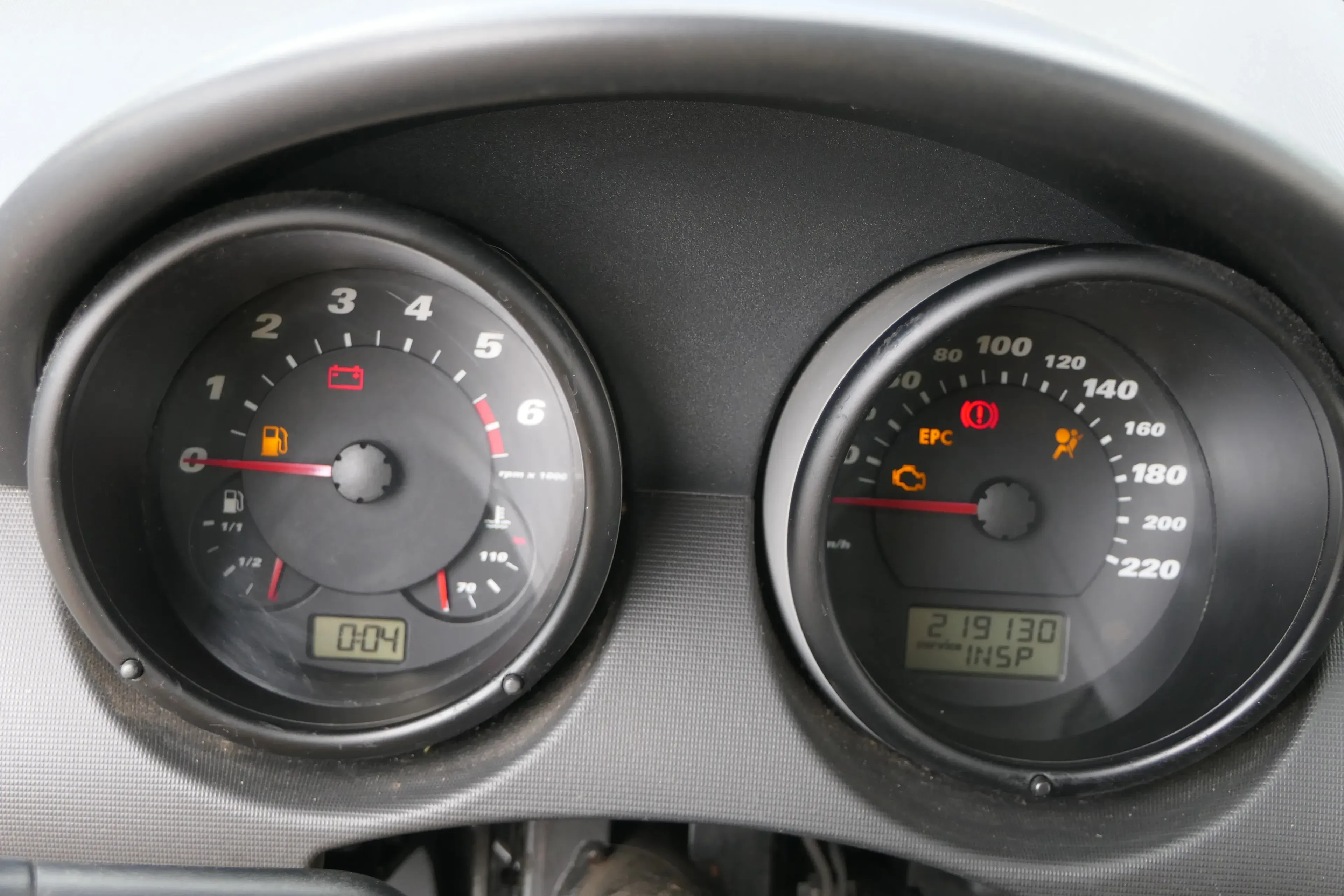 Arosa Tacho Tachometer Kombiinstrument 219.000km 6H0920800A Benziner1.0 50PS AUC - Bild 1