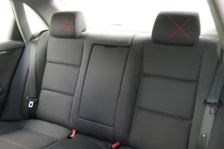 Audi A4 B6 B7 8E Limousine Sitz Rückbank hinten schwarz umklappbar blau maritim - Bild 1