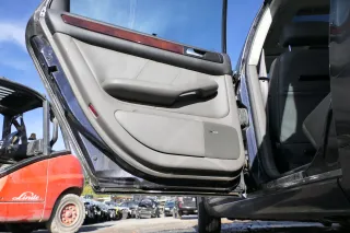 4x A6 4B Türverkleidung Verkleidung Tür vorne hint links rechts Leder grau swing - Bild 5