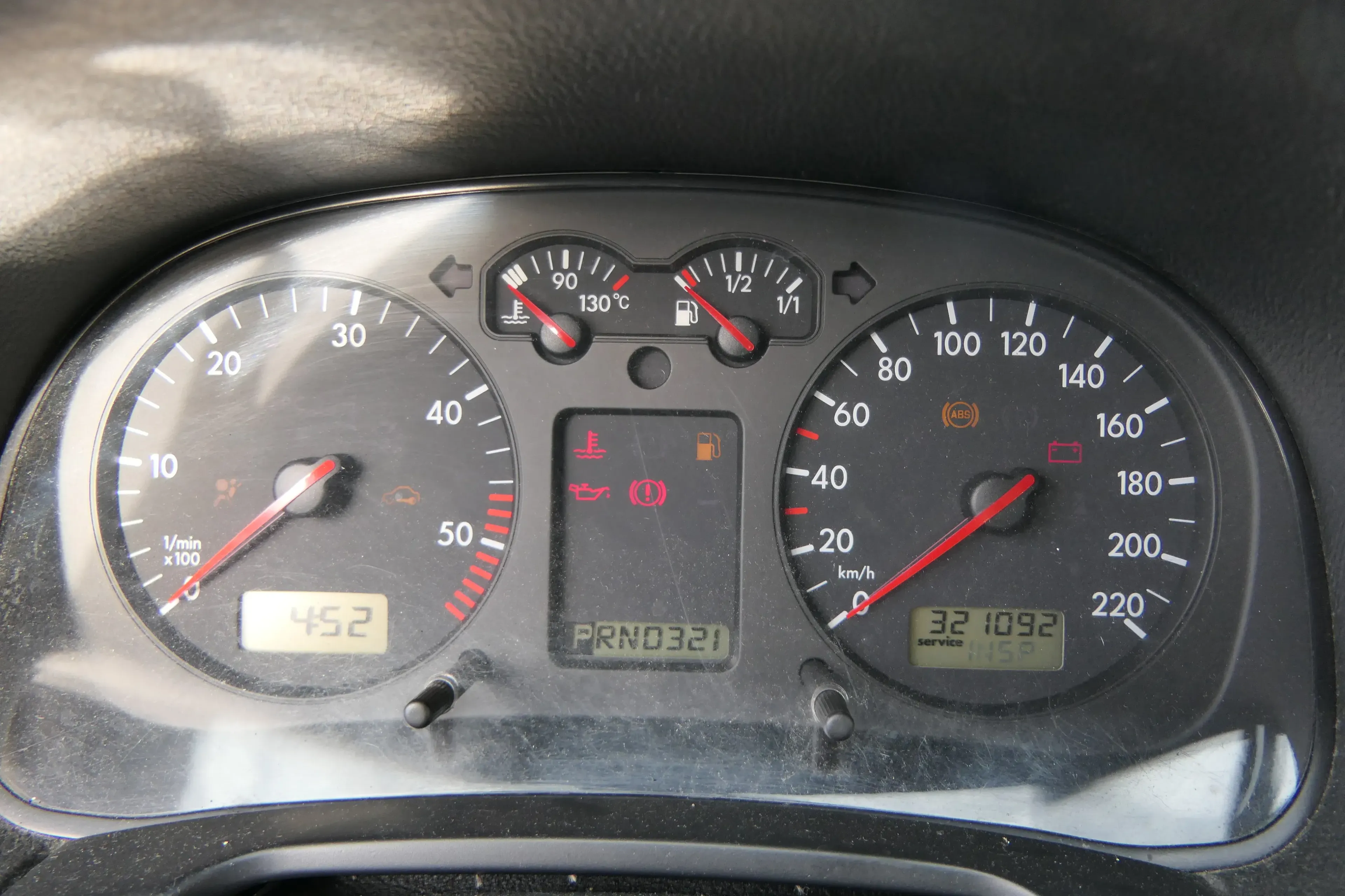 Golf 4 Tacho Tachometer Kombiinstrument 321.000km 1J0919860C TDI Diesel Automati - Bild 1