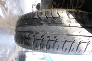 2x VW Golf A3 NUR Reifen 195/65 R15 91H Sommerreifen 2x ca. 6-7 mm NUR REIFEN - Bild 2