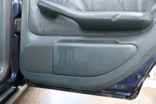 1x Audi A6 4B Türverkleidung Verkleidung Tür hinten rechts Leder grün lago - Bild 3