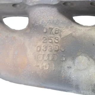 Audi A4 8E B6 Krümmer Abgaskrümmer 078253031BK BDV 6 Zylinder links - Bild 5
