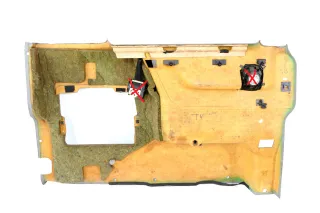 VW T4 Verkleidung Abdeckung Seite hinten rechts grau Multivan Klappe -ohneGurt - Bild 2