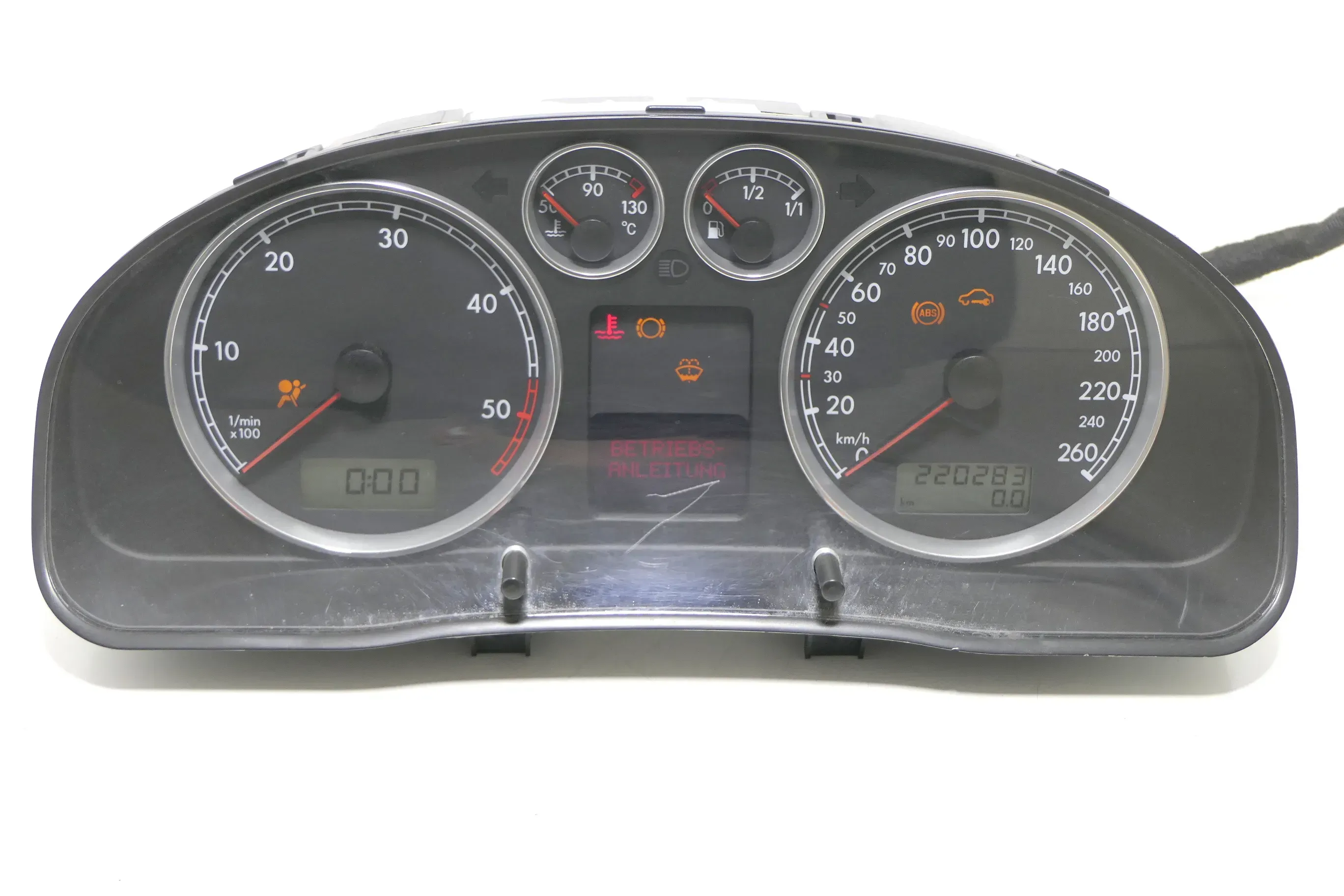 VW Passat 3BG Tacho Tachometer Kombiinstrument 220.000km 3B0920827A Diesel TDI - Bild 1