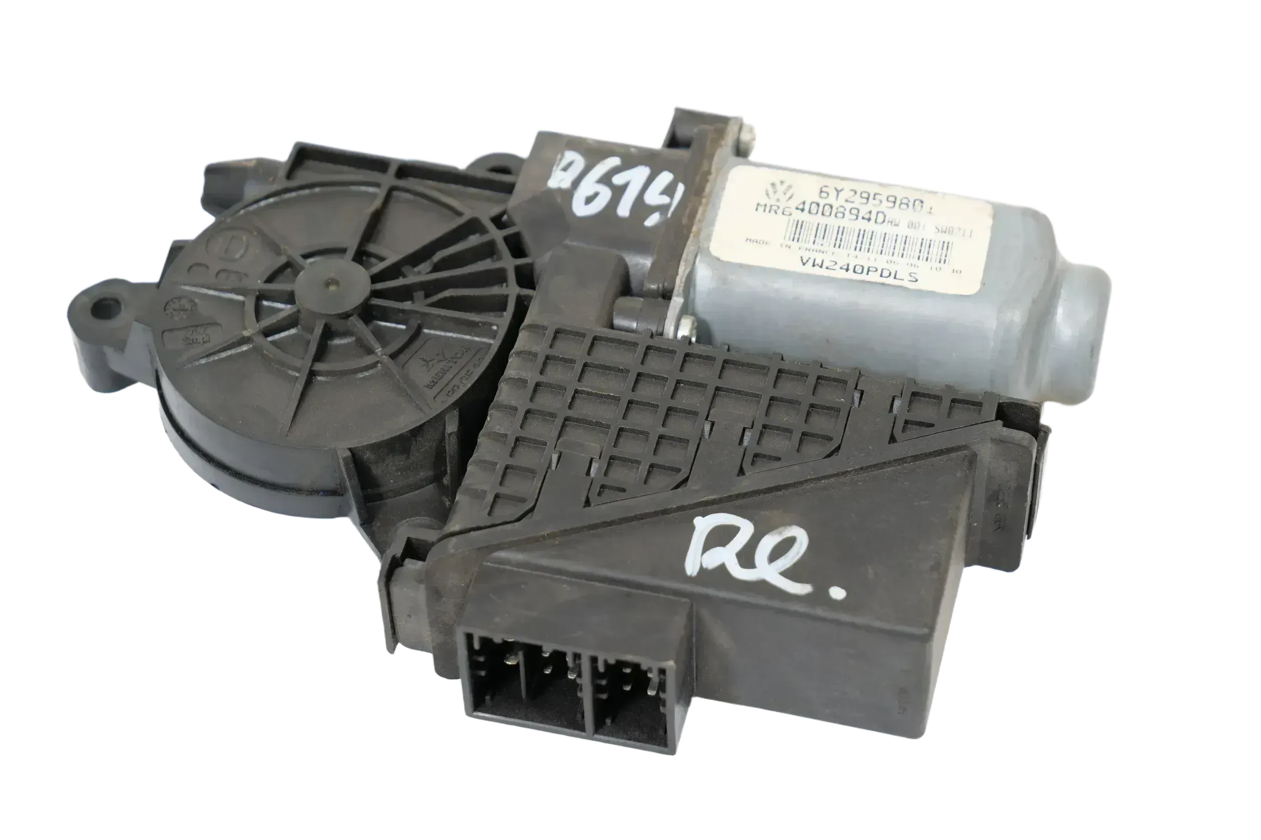 VW Polo 9N3 T5 ektrischer Fensterheber Motor vorne rechts 6Y2959801 VW6 4-Türer - Bild 1