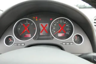 A4 8H Cabrio KEIN Tacho Abdeckung um Tachometer Verkleidung schwarz soul Blende - Bild 1