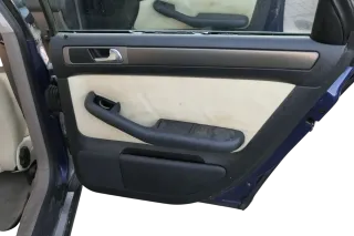Audi A6 4B Türverkleidung Verkleidung Tür vorne hinten Leder besch melange beige - Bild 3