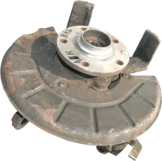 Audi A3 8P Caddy Achsschenkel Radlager vorne links 1K0407255P Bremssattelhalter - Bild 1