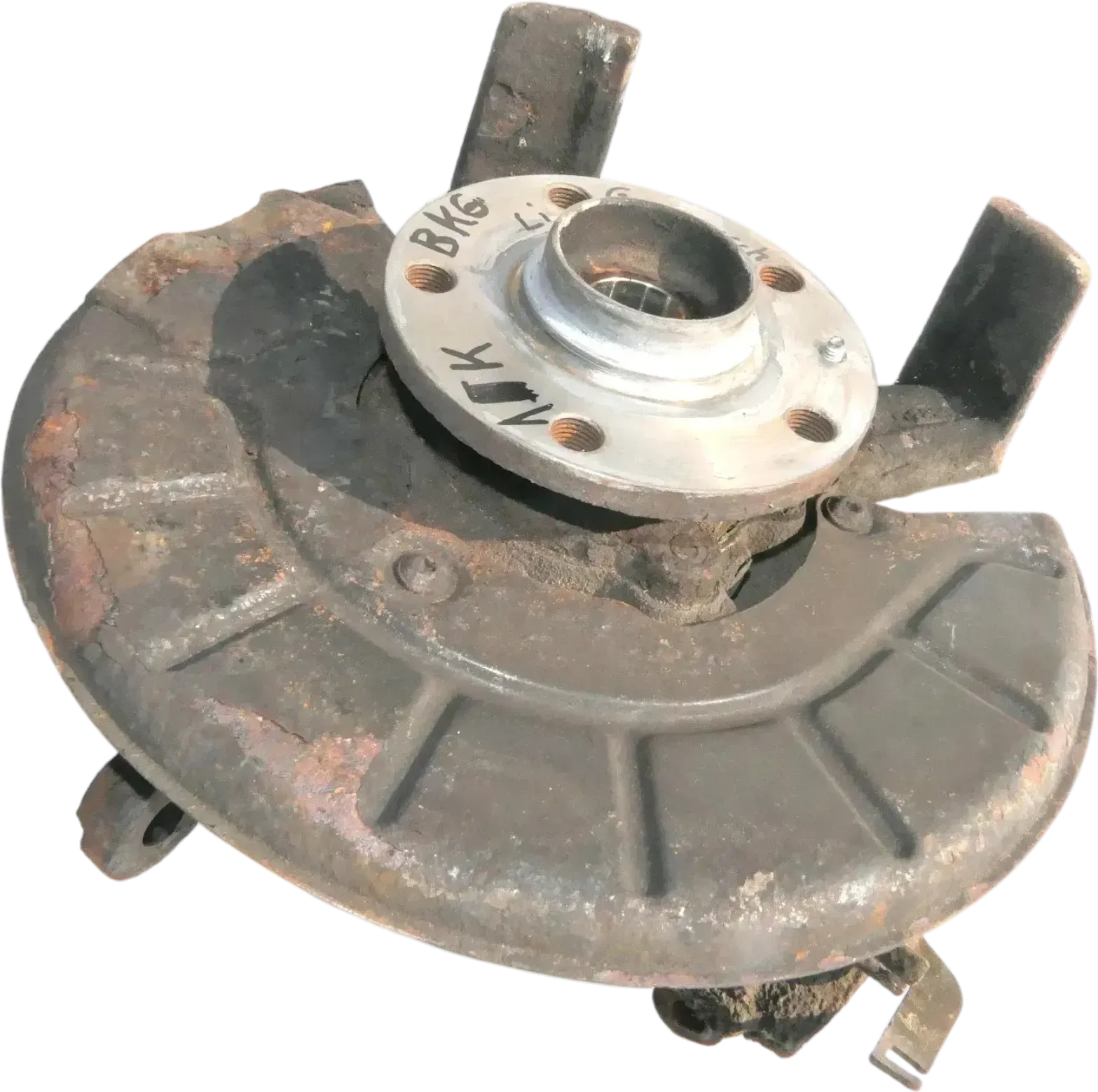 Audi A3 8P Caddy Achsschenkel Radlager vorne links 1K0407255P Bremssattelhalter - Bild 1