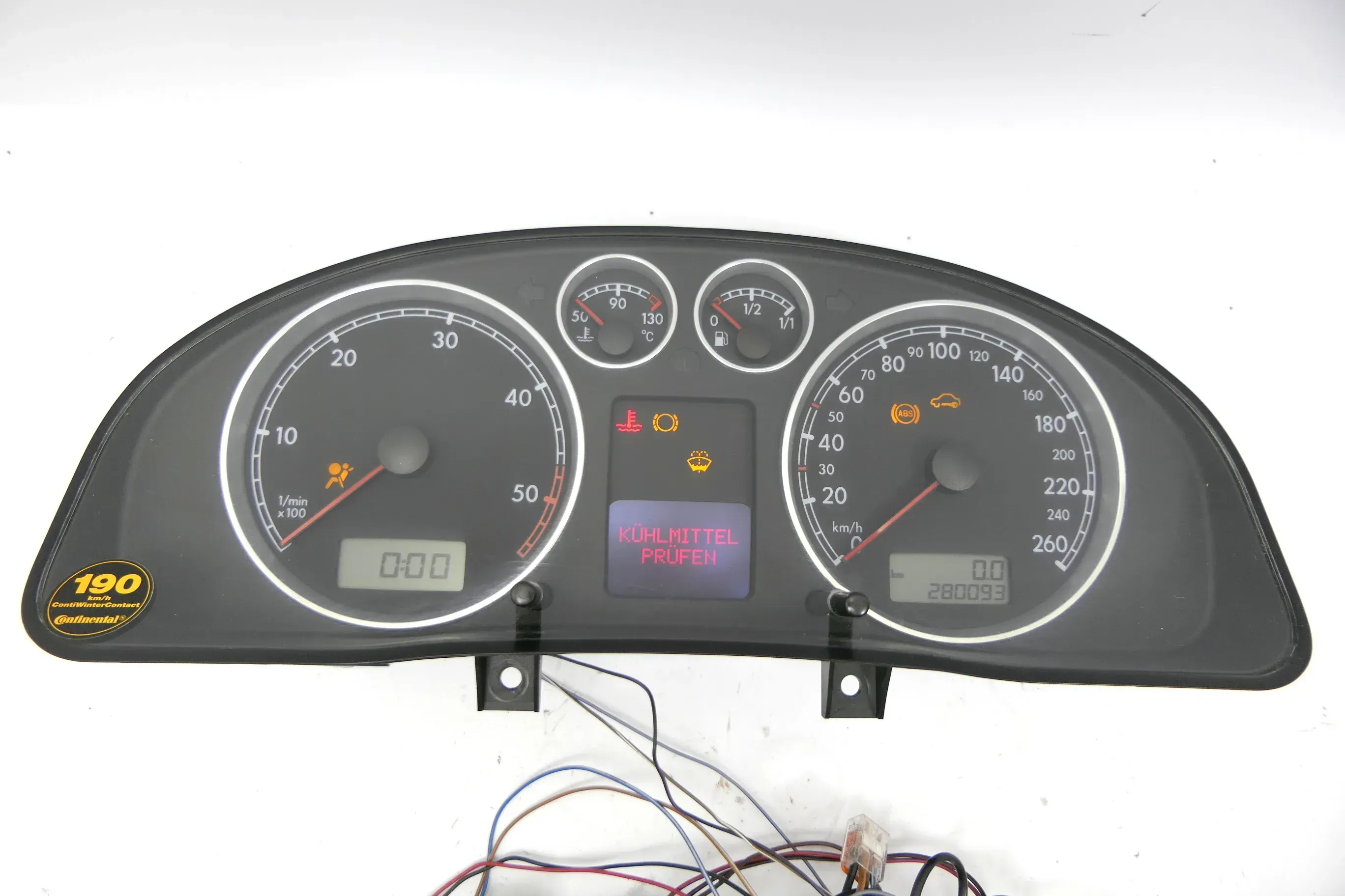 VW Passat 3BG Tacho Tachometer Kombiinstrument 280.000km 3B0920829A Diesel TDI - Bild 1
