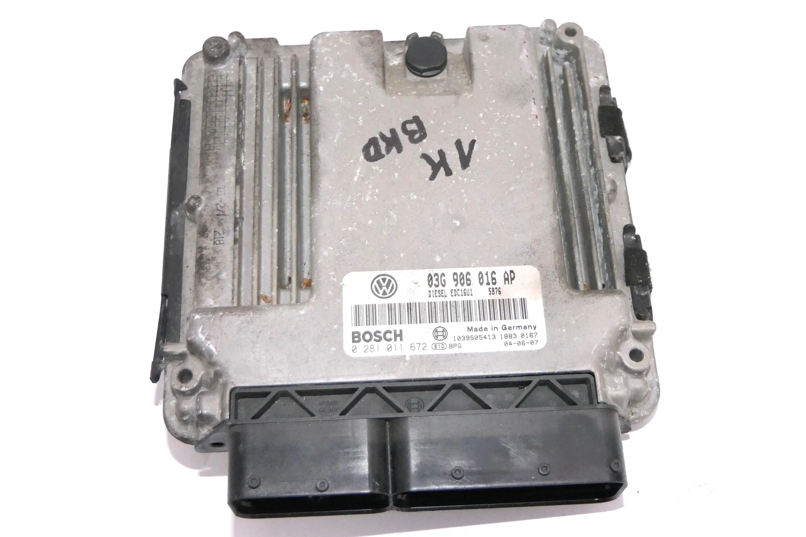 VW Golf 5 Steuergerät Motor Motorsteuergerät 2.0 TDI BKD 103kw 03G906016AP - Bild 1