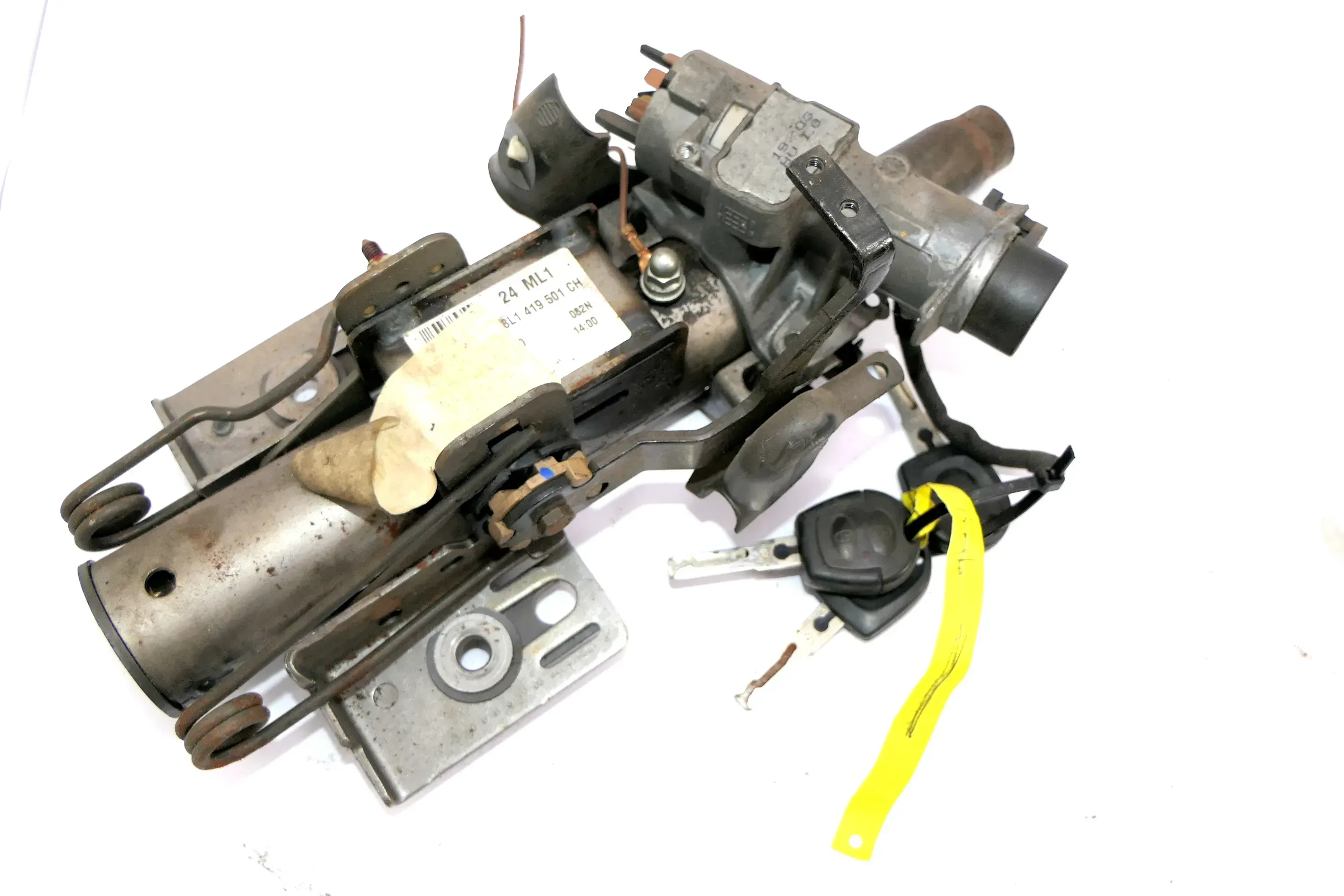 VW Golf 4 Bora Seat Ibiza 6L Zündschloß mit 3x Schlüssel - Bild 1