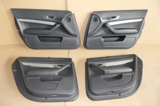 4x Audi A6 4F Türverkleidung Verkleidung Tür vorne hinten Leder S-line Sonnenrol - Bild 1