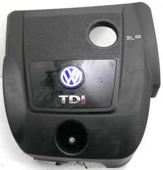 VW Golf 4 Bora Motorabdeckung Abdeckung Motor Blende 1,9 TDI 038103925AJ - Bild 1