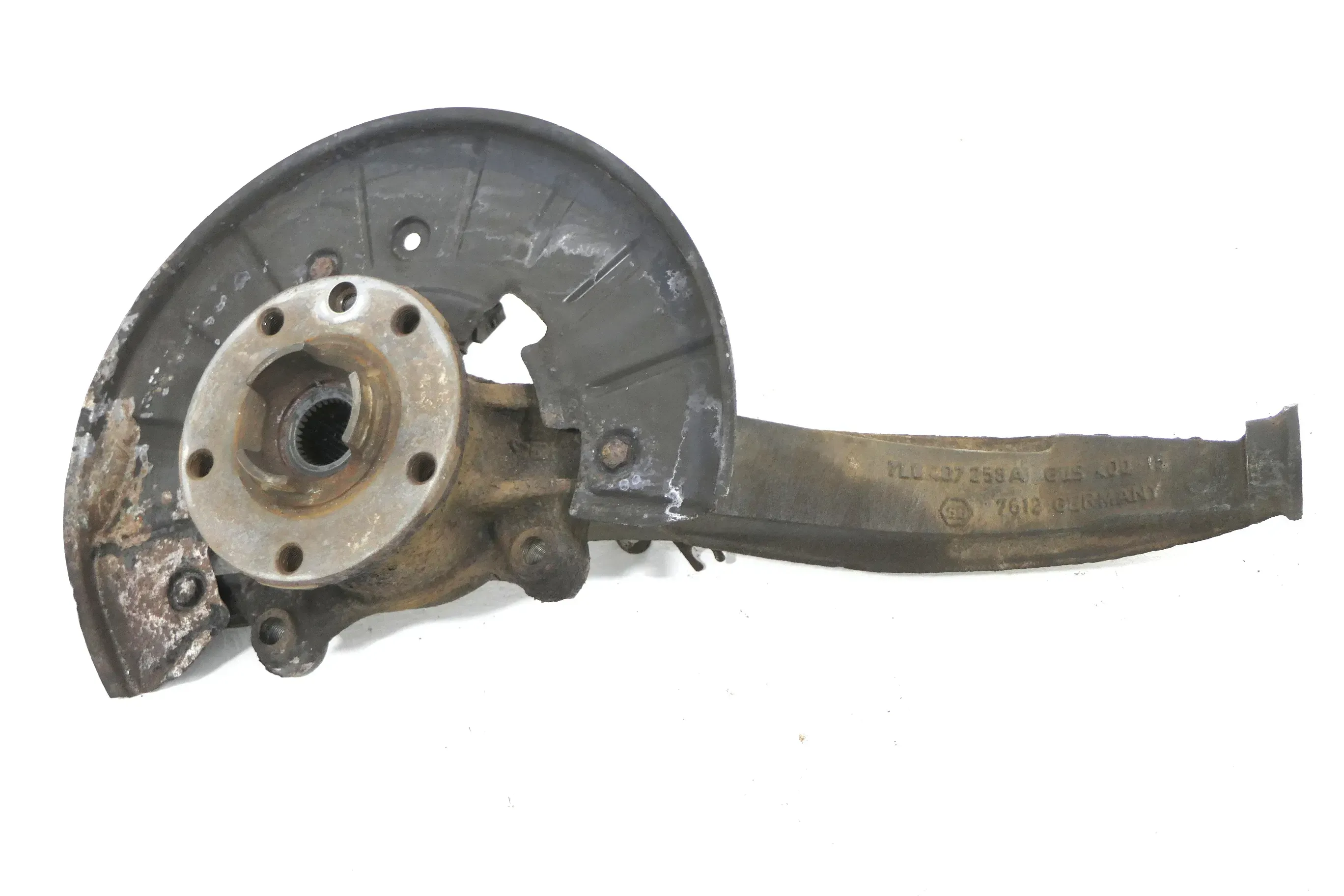 VW Touareg 7L Sharan Achsschenkel Radlager vorne rechts 7L0407258A TDI - Bild 1