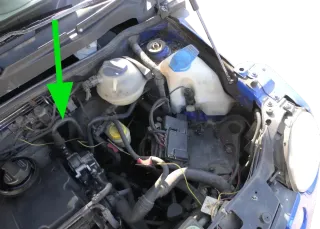 VW Polo Lupo Rohr Unterdruckrohr Bremse Rückschlagventil Ventil 6N1612041L - Bild 1