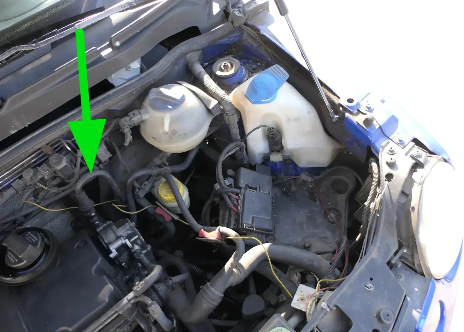 VW Polo Lupo Rohr Unterdruckrohr Bremse Rückschlagventil Ventil 6N1612041L - Bild 1