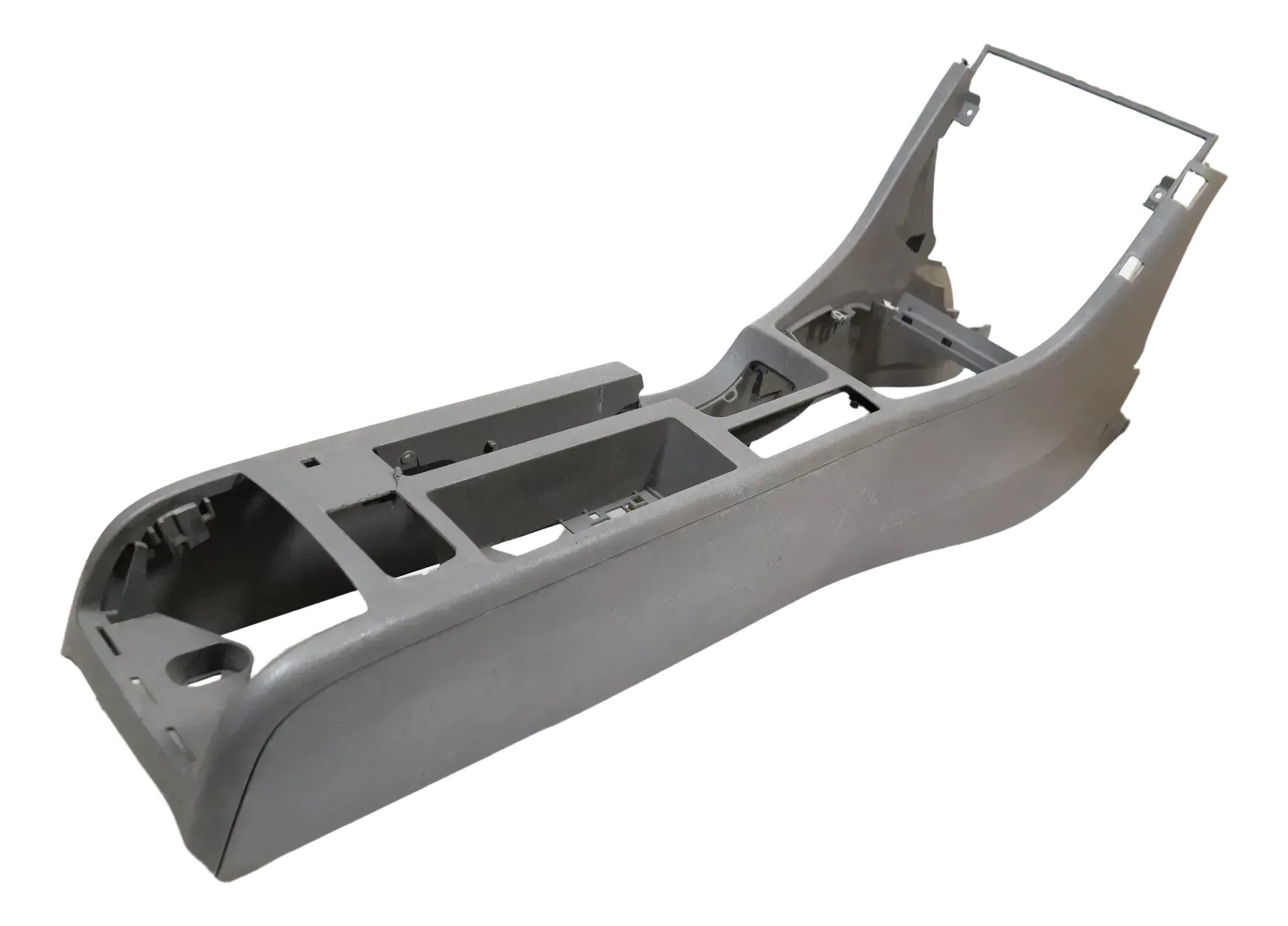 Audi A4 8E B6 B7 Mitteltunnel hinten Verkleidung um Handbremse Konsole  grau - Bild 1