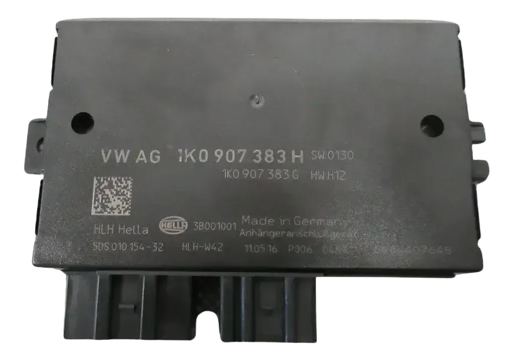 VW Golf Tiguan Steuergerät 1K0907383H /Q Anhängerkupplung Anhängekupplung - Bild 1