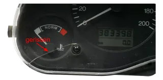 VW Sharan 7M Tacho Tachometer Kombiinstrument 383.000km 7M0920801C TDI Diesel - Bild 2
